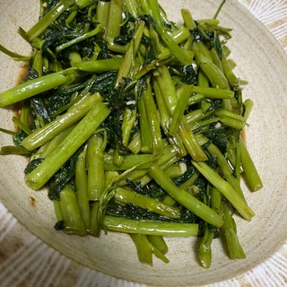 空芯菜の中華炒め